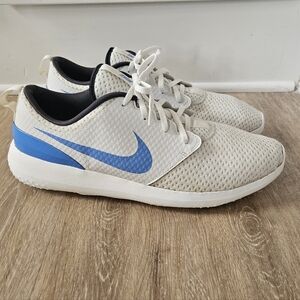 Nike Roshe G Golf Shoes White University Blue Men's SZ 13 (CD6065-101).